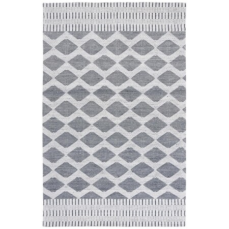 Safavieh 5 x 8 ft. Vermont Contemporary Hand Woven Rectangle Rug Grey & Ivory VRM152F-5